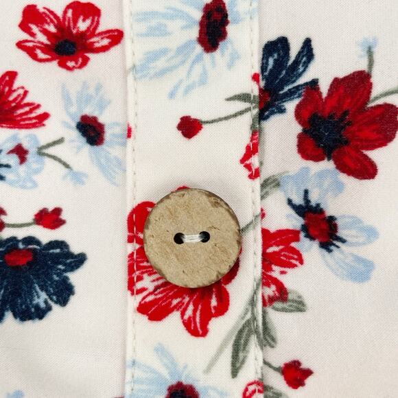 NOBO No Boundaries Medium Y2K Top Peasant Floral Baby-Doll Cottage Whimsy - Picture 8 of 8